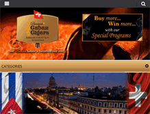 Tablet Screenshot of premium-cuban-cigars.com